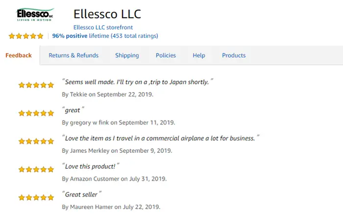 Ellessco Amazon Reviews