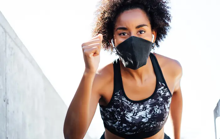 Working Out With Mask