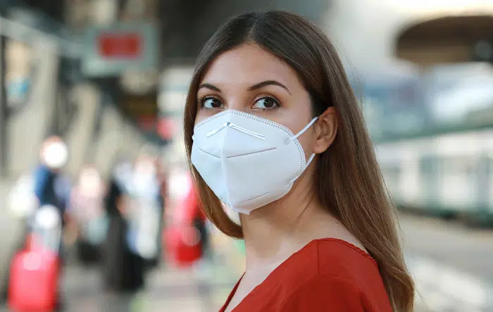 Masque respiratoire anti pollution à très fine particules PM2.5 N95 –